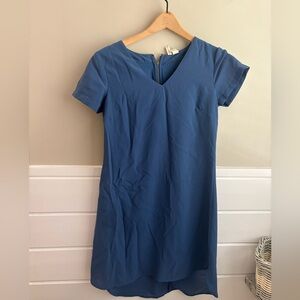 Elegant Blue Women's Dress